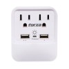 FORZA FWT-221USB TOMA CORRIENTE DE PARED CON LUZ NOCTURNA