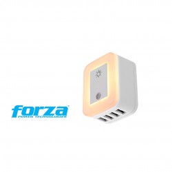 Tomacorriente FORZA con protector sobretension FWT-4012USB 110/220V