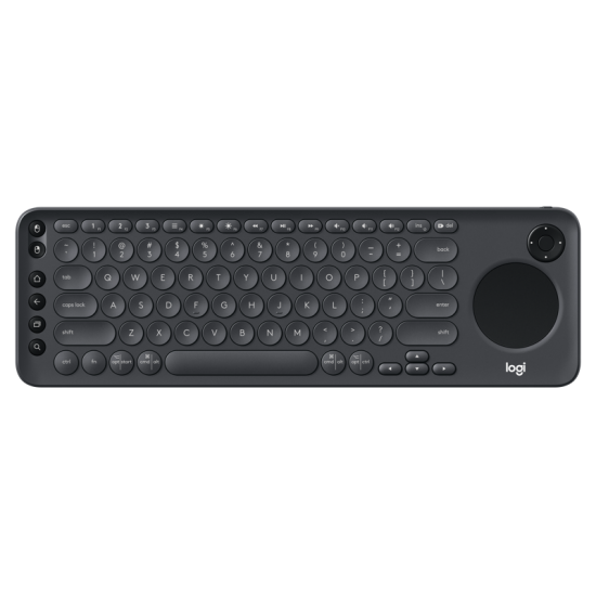 Teclado Bluetooth Logitech K600 TV, ideal para navegacion y escritura en Smart TV.