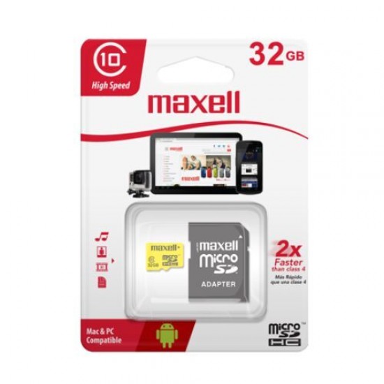 MEMORIA MICROSD 32GB SDHC CL10 CON ADAPTADOR SD MEMORIA MICROSD 32GB SDHC CL10 CON ADAPTADOR SD