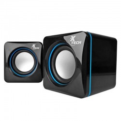 PARLANTE XTECH XTS110 STEREO BLACK BLUE USB  PARLANTE XTECH XTS110 STEREO BLACK BLUE USB