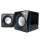 PARLANTE XTECH XTS110 STEREO BLACK BLUE USB